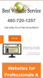 Mobile Screenshot of bestwebsiteservice.com